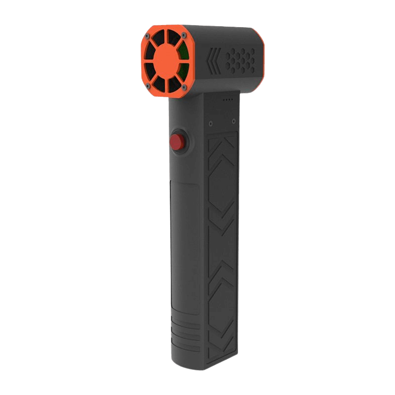 Super Turbo Fan – Front View with Orange Power Button